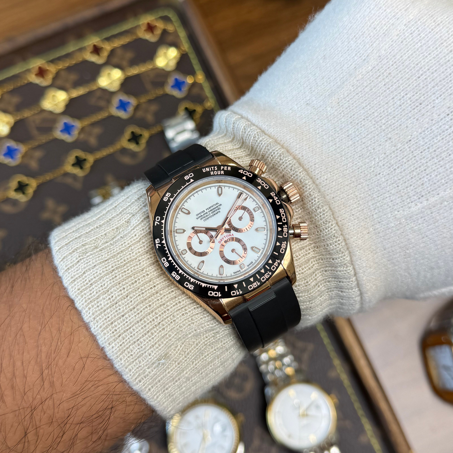DAYTONA | WHITE & ROSE GOLD