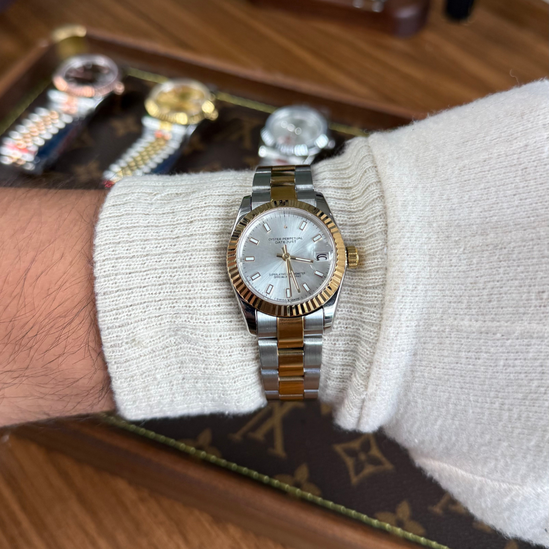 DATEJUST | WHITE & GOLD