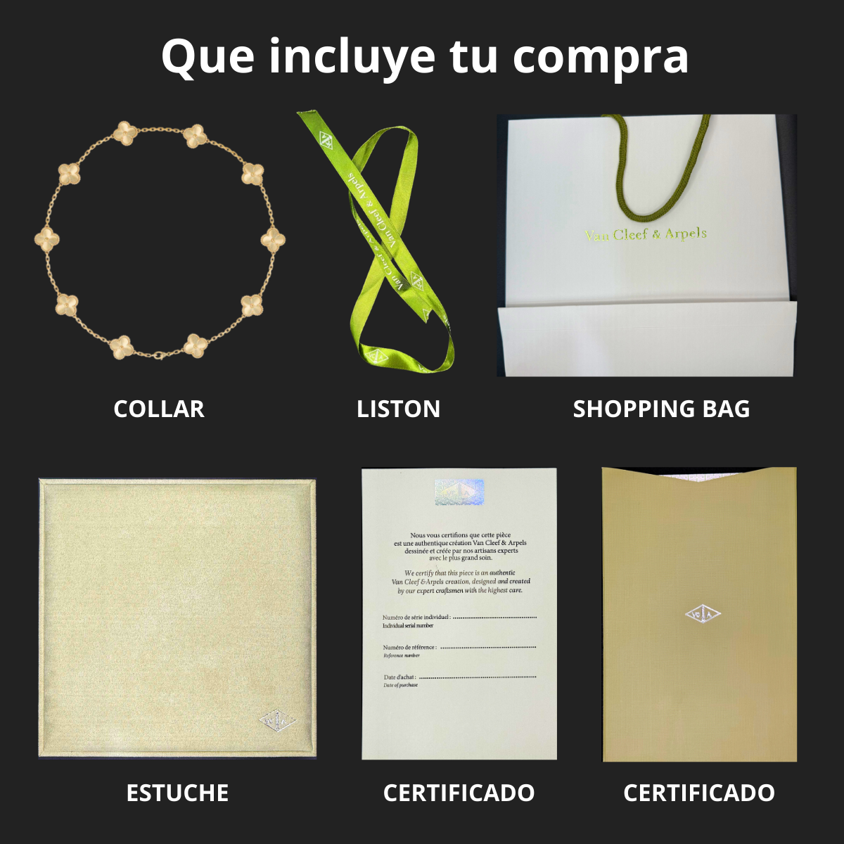 Collar VC Dorado