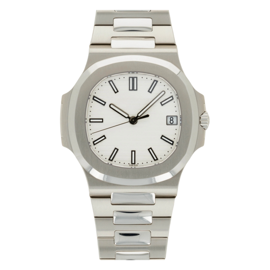 Nautilus Steel – White Dial
