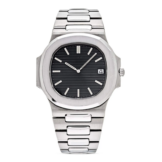 Nautilus Steel – Black Dial