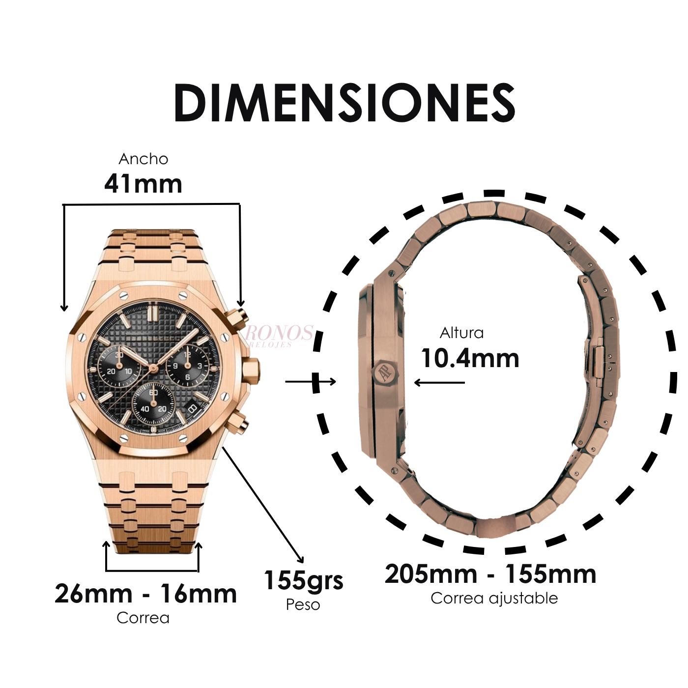 ROYAL OAK | ROSE GOLD