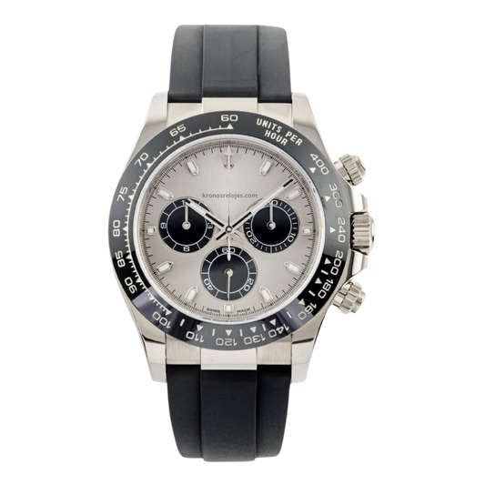 Daytona Oystersteel – White Dial Oysterflex