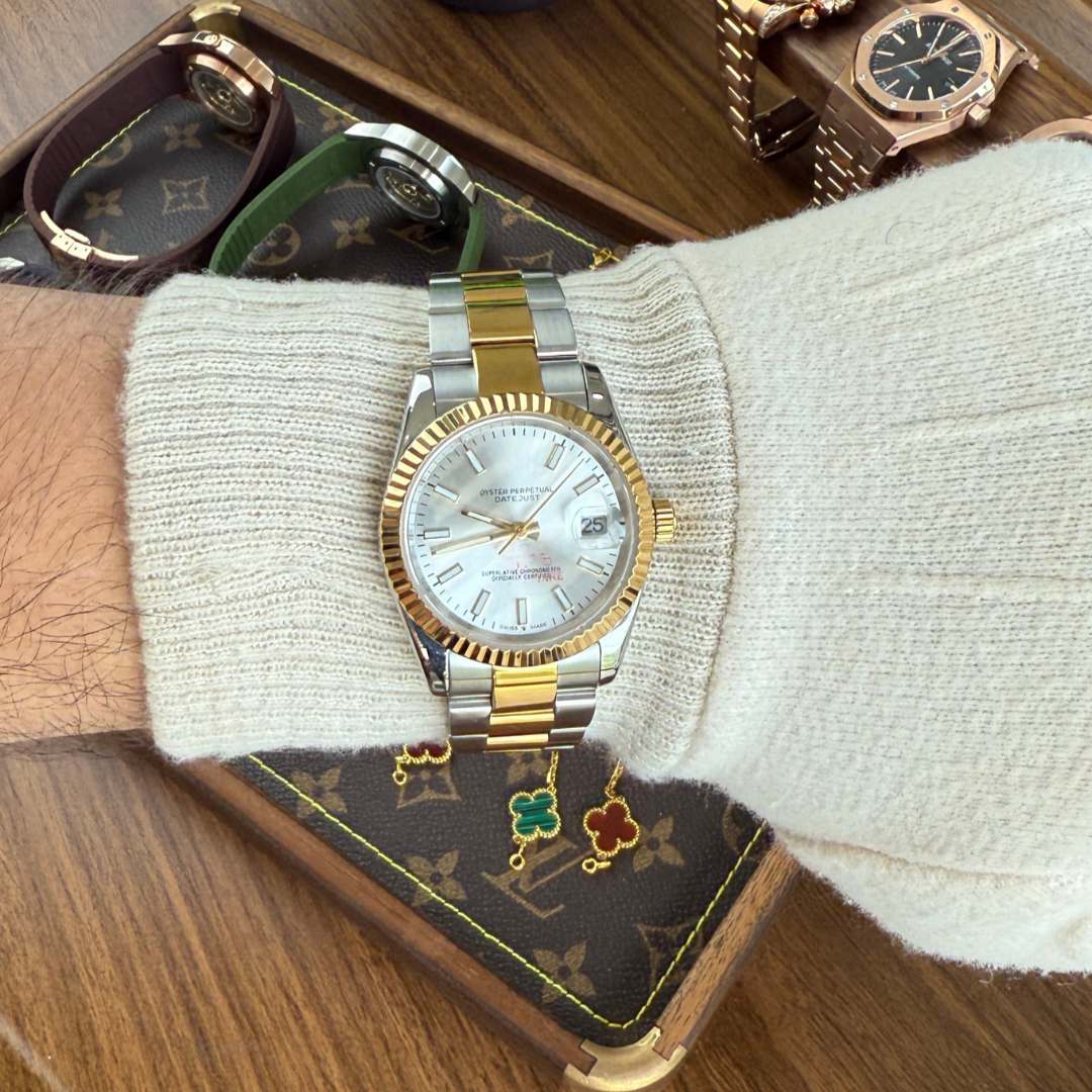 DATEJUST | WHITE & GOLD