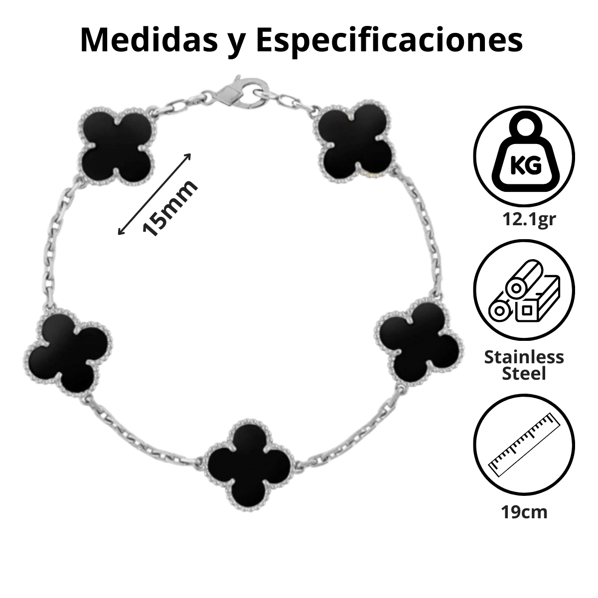 Pulso VC Black & Silver