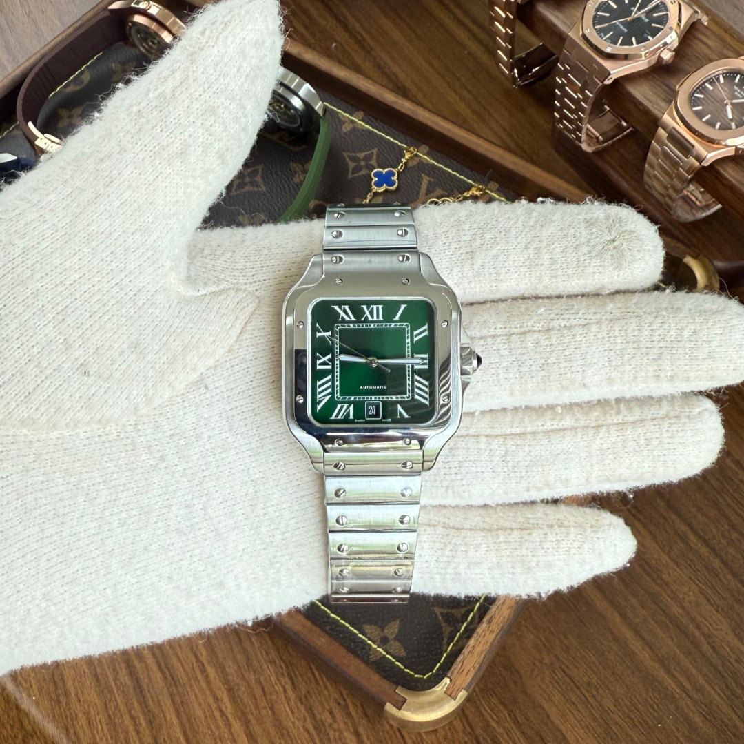 Santos Steel – Green Dial