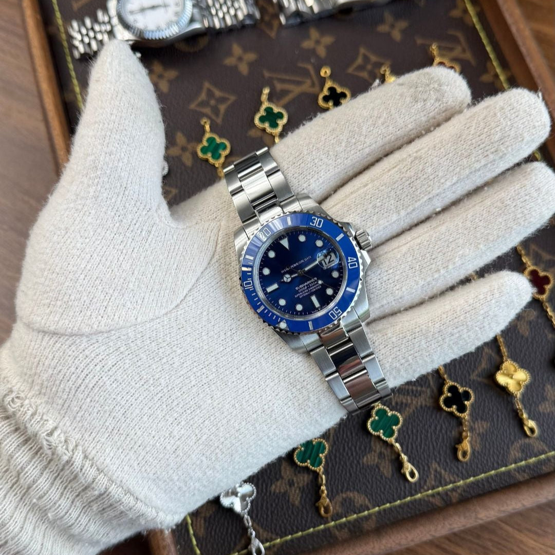 Submariner "Smurf" Oystersteel – Blue Dial Blue Bezel Oyster Date