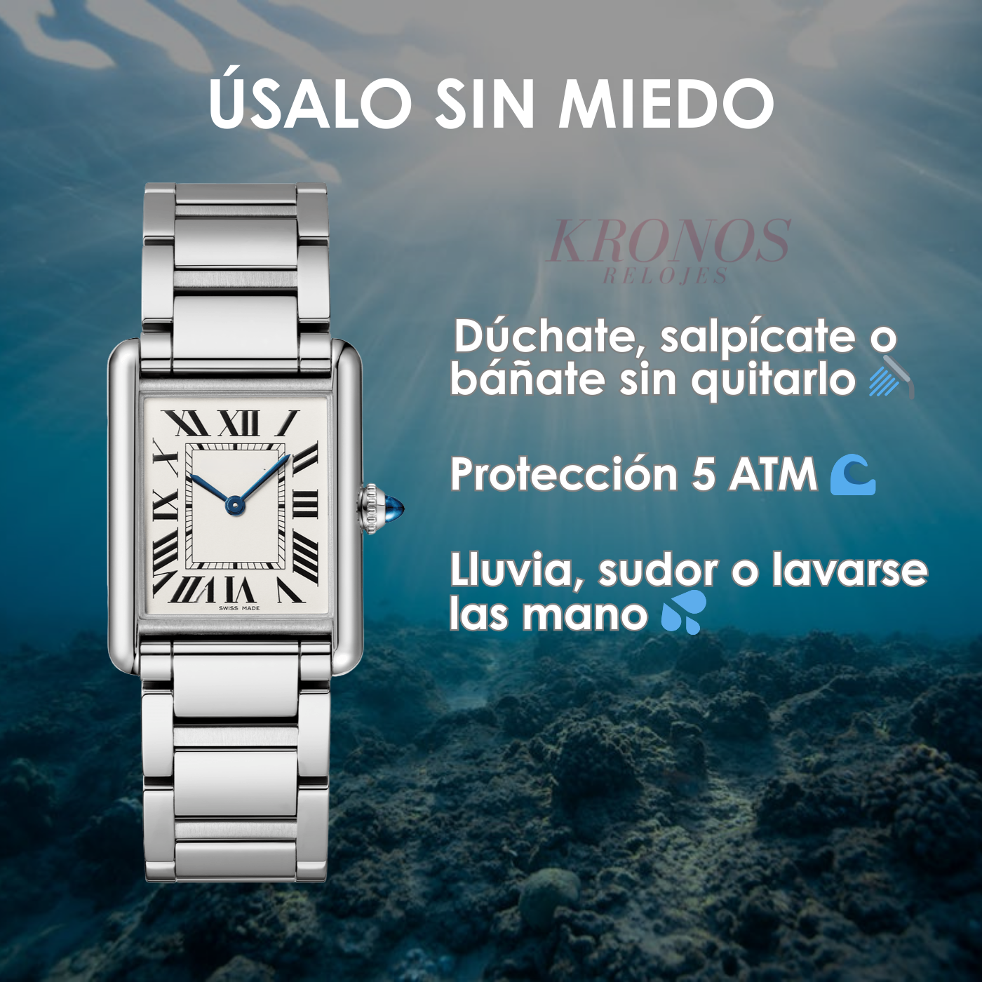 Tank Steel – White Dial