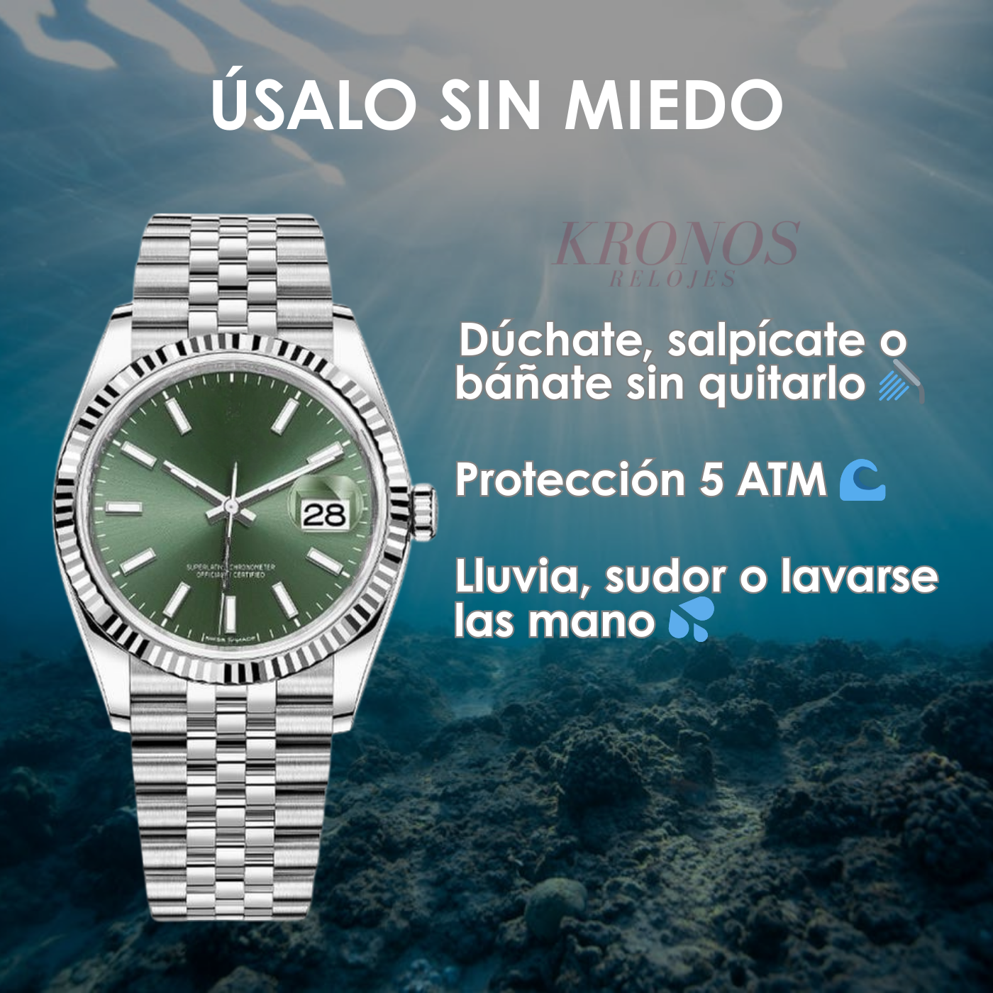 Datejust Oystersteel - Green Dial Jubilee