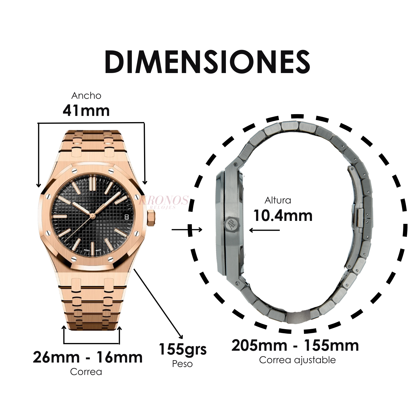 ROYAL OAK | ROSE GOLD