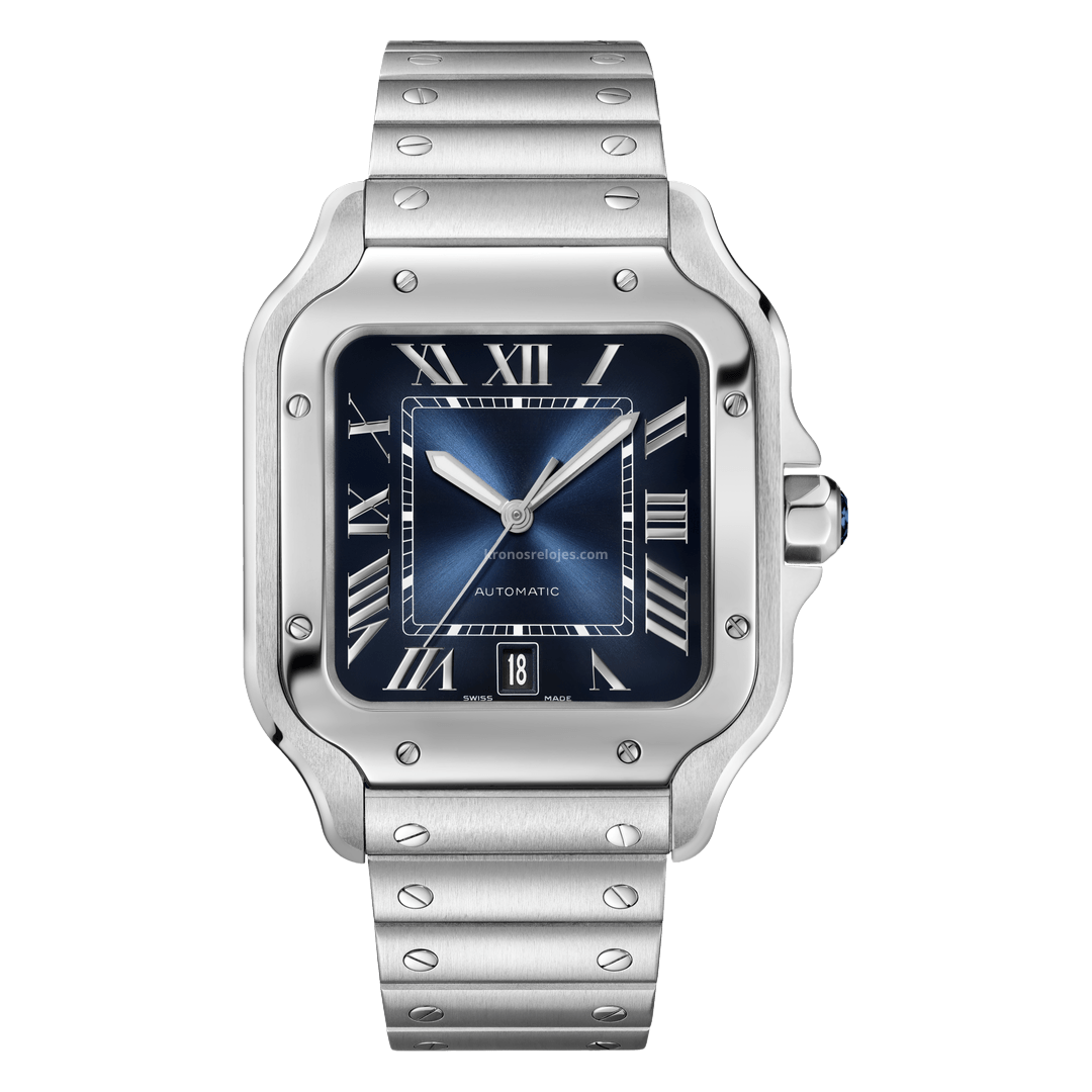 Santos Steel – Blue Dial