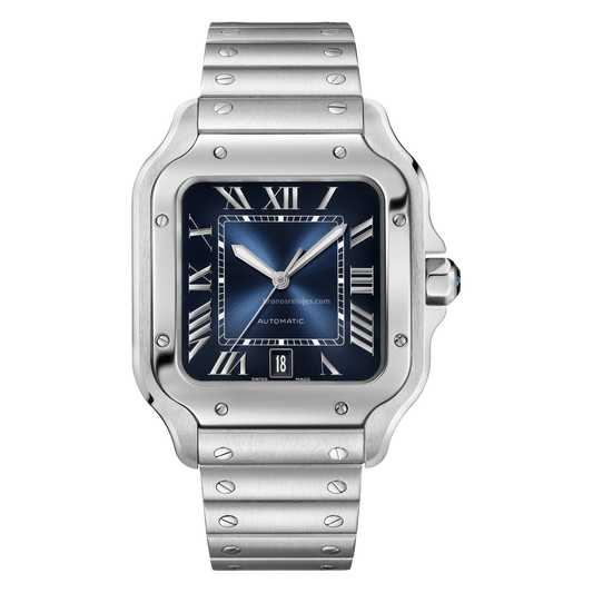 Santos Steel – Blue Dial