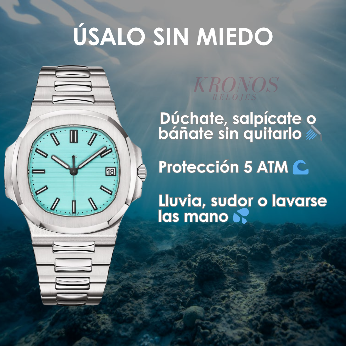 Nautilus Steel – Tiffany Dial