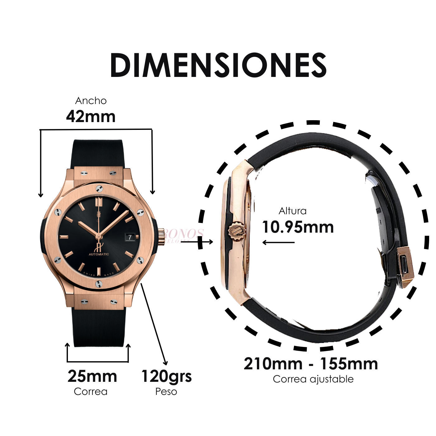 CLASSIC FUSSION | GOLDEN & ROSE BLACK