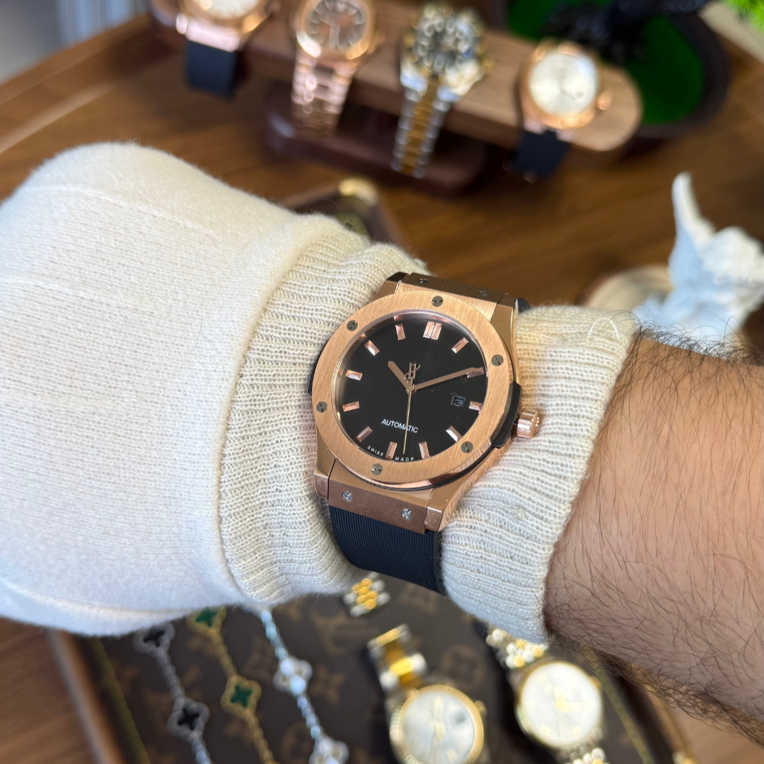 CLASSIC FUSSION | GOLDEN & ROSE BLACK