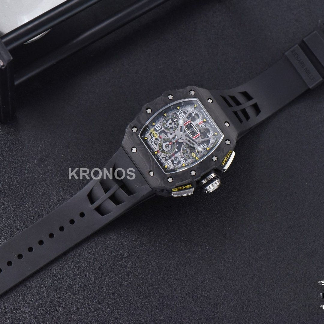Rm011 Ntpt Chrono Skeleton Dial Black - Authentic Movement
