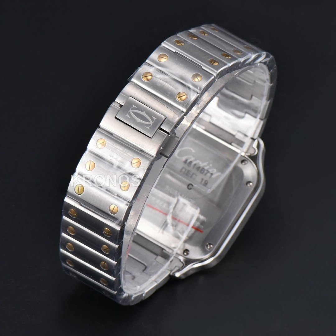 Santos Medium 35mm White Dial - Authentic Movement