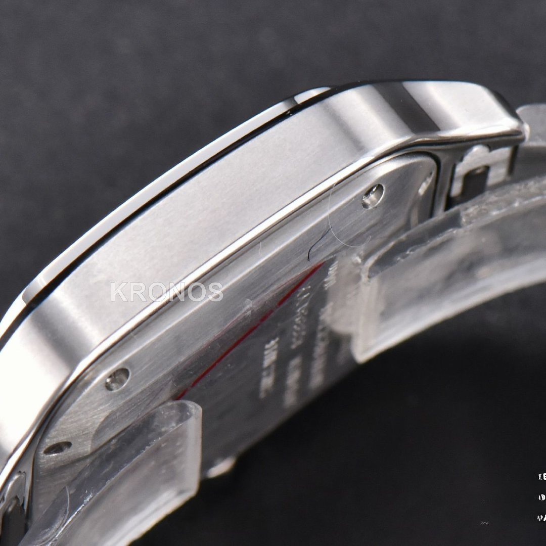 Santos De Cartier Medium 35mm White Dial - Authentic Movement