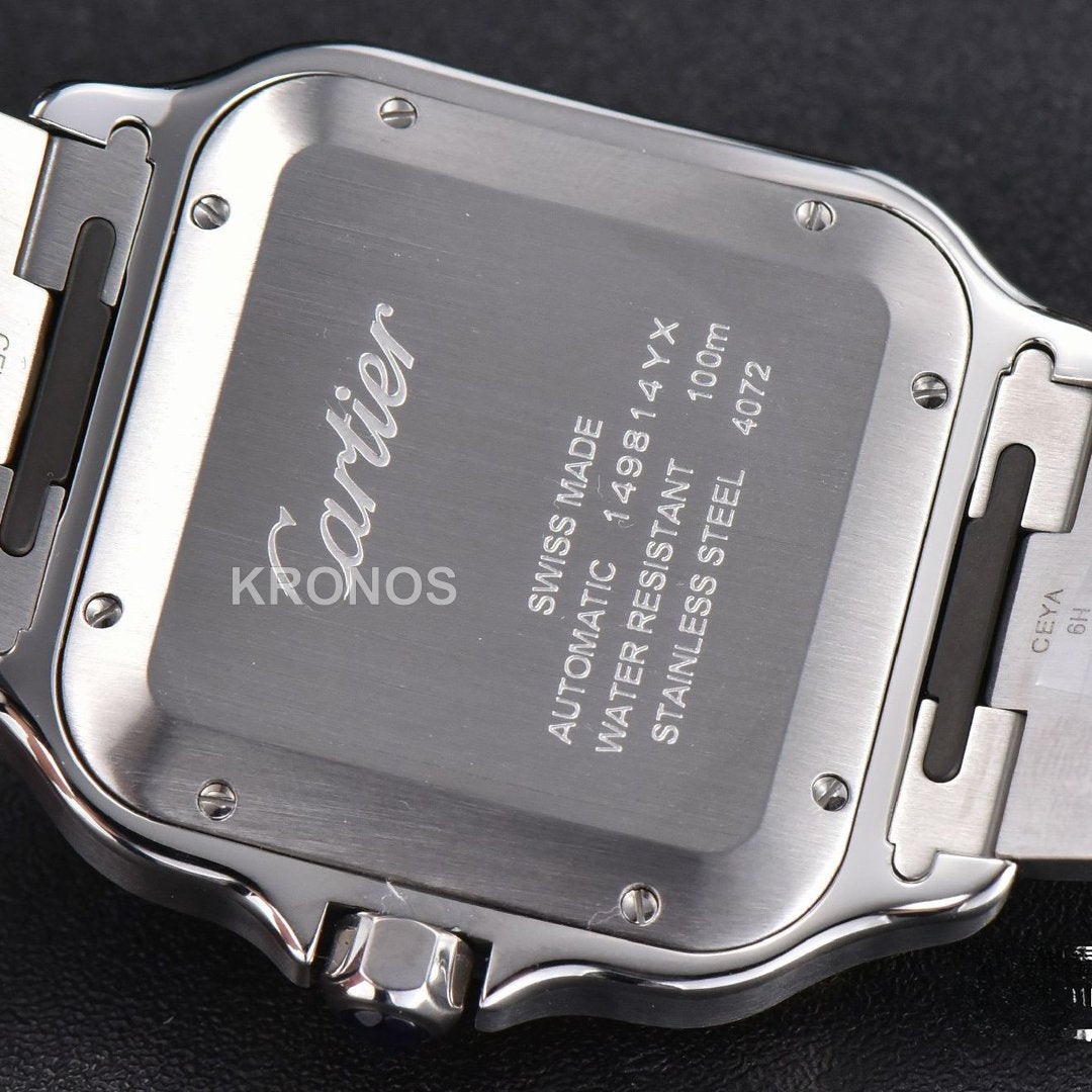 Santos De Cartier Xl 40mm Blue Dial Miyota 9019 - Authentic Movement