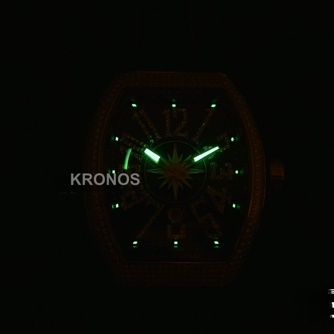 Vanguard Full Diamonds Blue Dial Blue - Authentic Movement