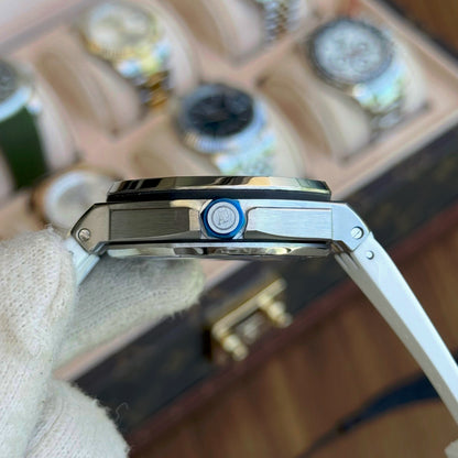 Royal Oak Offshore steel – White Dial Rubber Strap Type AP