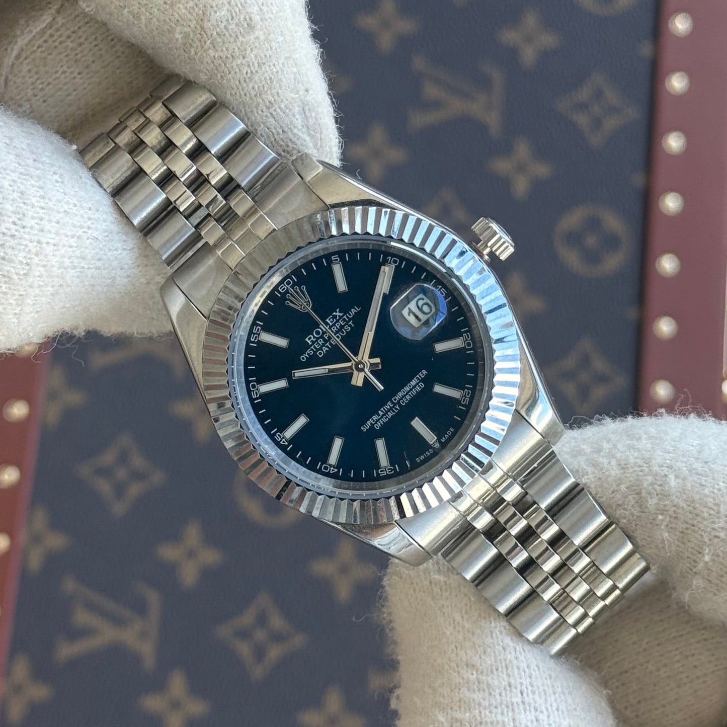 Datejust Oystersteel - Blue Dial Jubilee