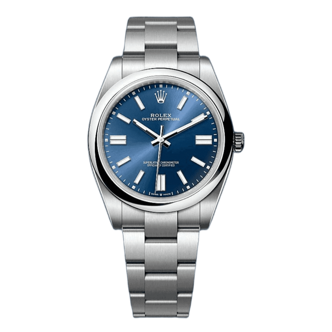 Oyster Perpetual Oystersteel - Blue Dial Oyster Type Rolex