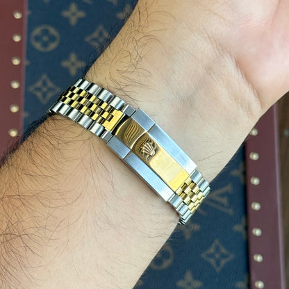 Datejust Rolesor - Black Dial Jubilee Diamonts