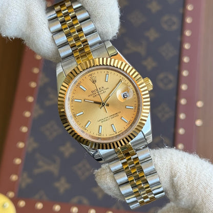 Datejust Rolesor - Champagne Dial Jubilee