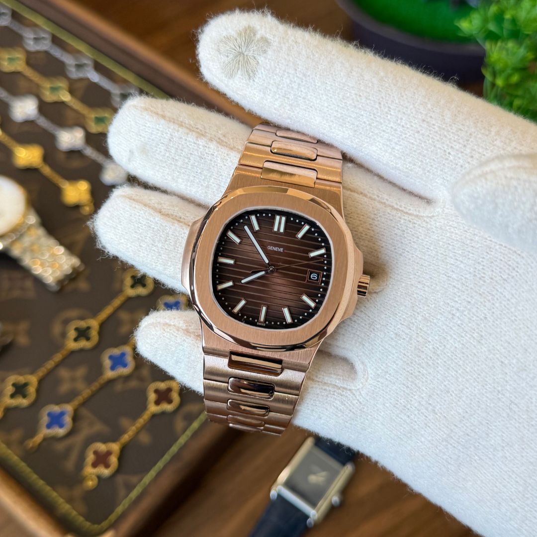 Nautilus Rose Gold – Chocolate Dial