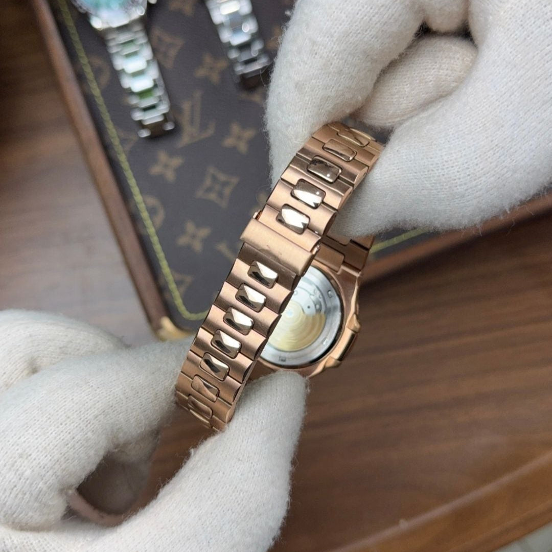 Nautilus Rose Gold – Chocolate Dial