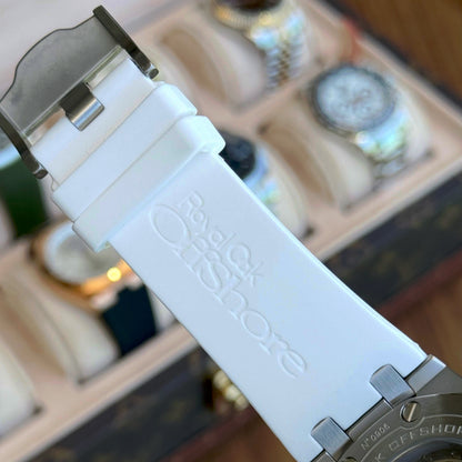Royal Oak Offshore steel – White Dial Rubber Strap Type AP