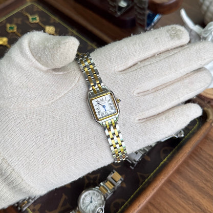 Panthère Two-Tone Lady – White Dial Type Cartier (Pre-sale)