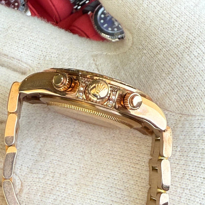 Daytona "Rainbow" Special Edition Yellow Gold – Black Dial Oyster Rolex Type