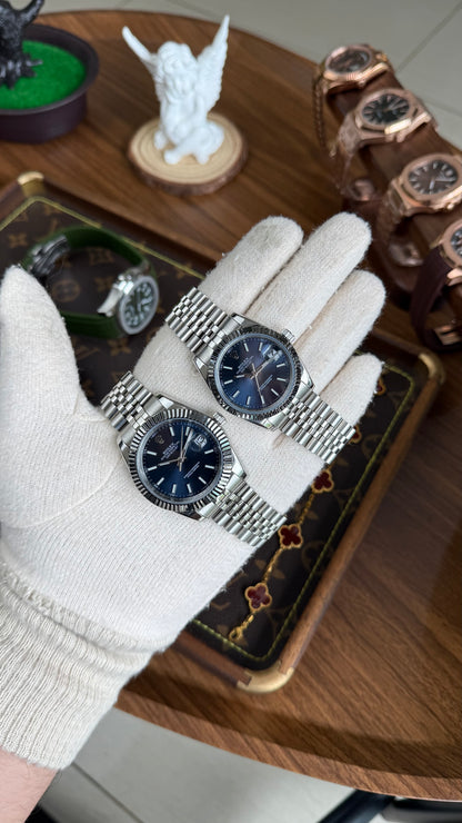 Datejust Oystersteel - Blue Dial Jubilee Tipo Rolex