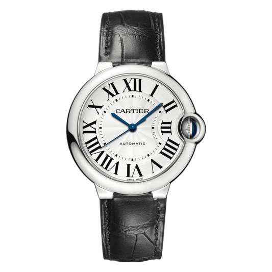 Ballon Bleu Steel Lady – White Dial Leather Strap Tipo Cartier