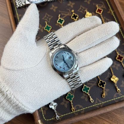 Day-Date Oystersteel – Tiffany Arabic Dial President