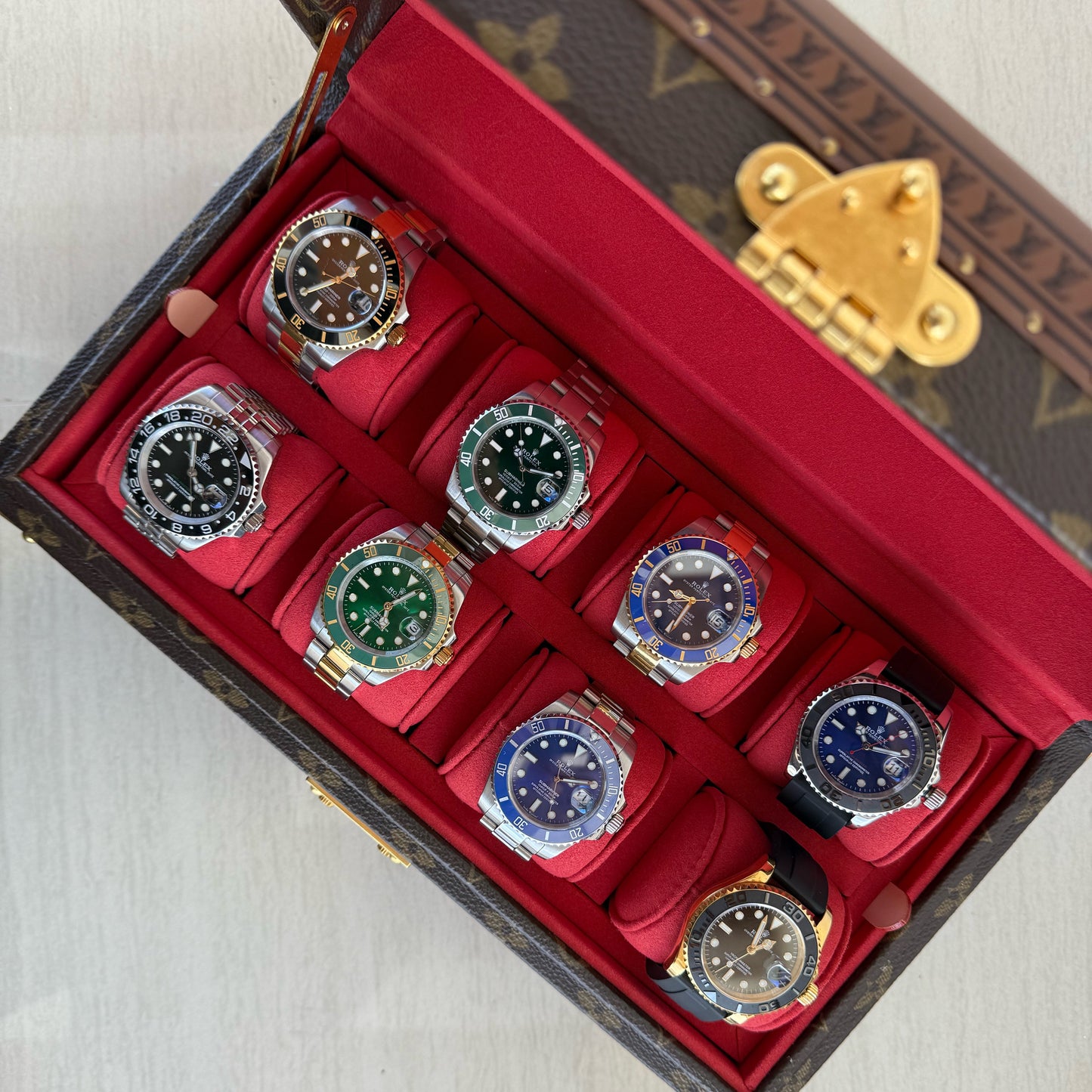 Watch Storage LV - Brown Red