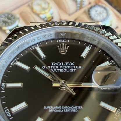 Datejust Oystersteel - Black Dial Jubilee Type Rolex
