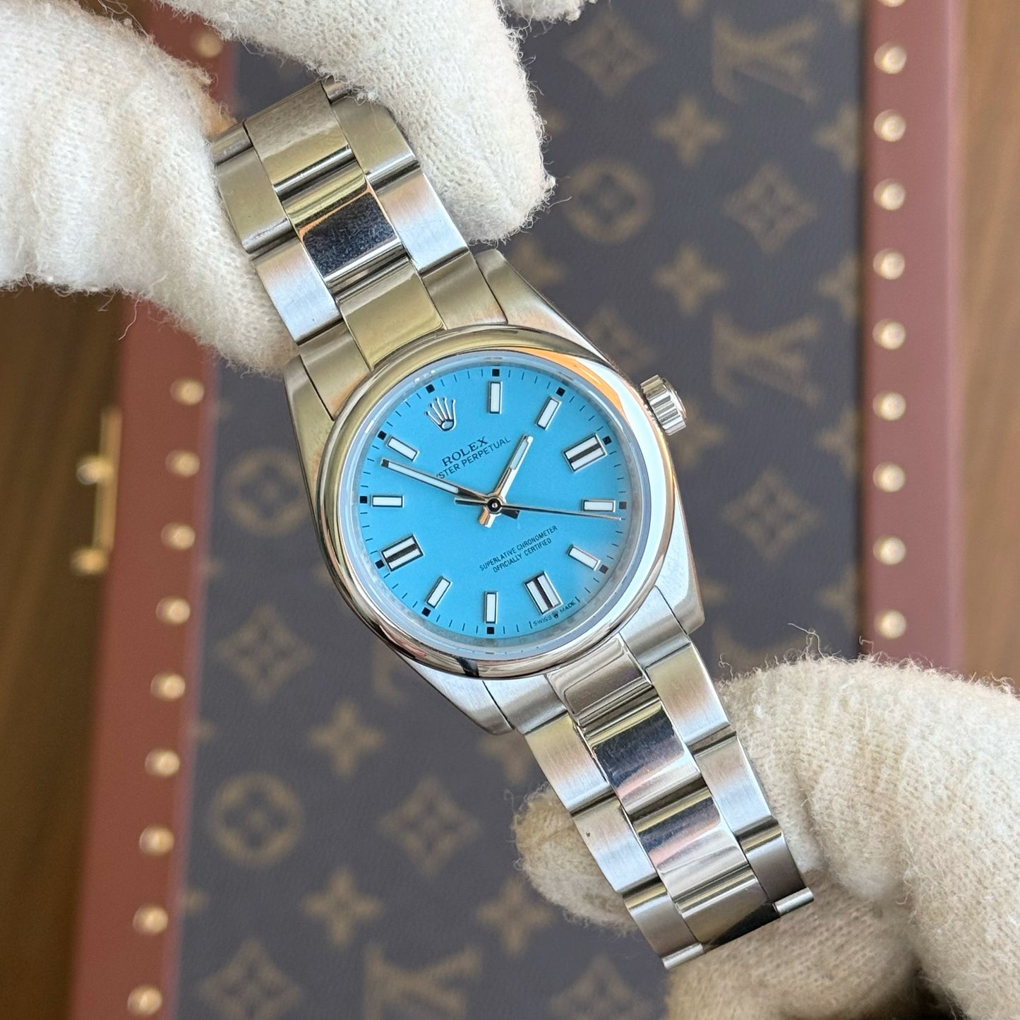 Oyster Perpetual Oystersteel - Tiffany Dial Oyster