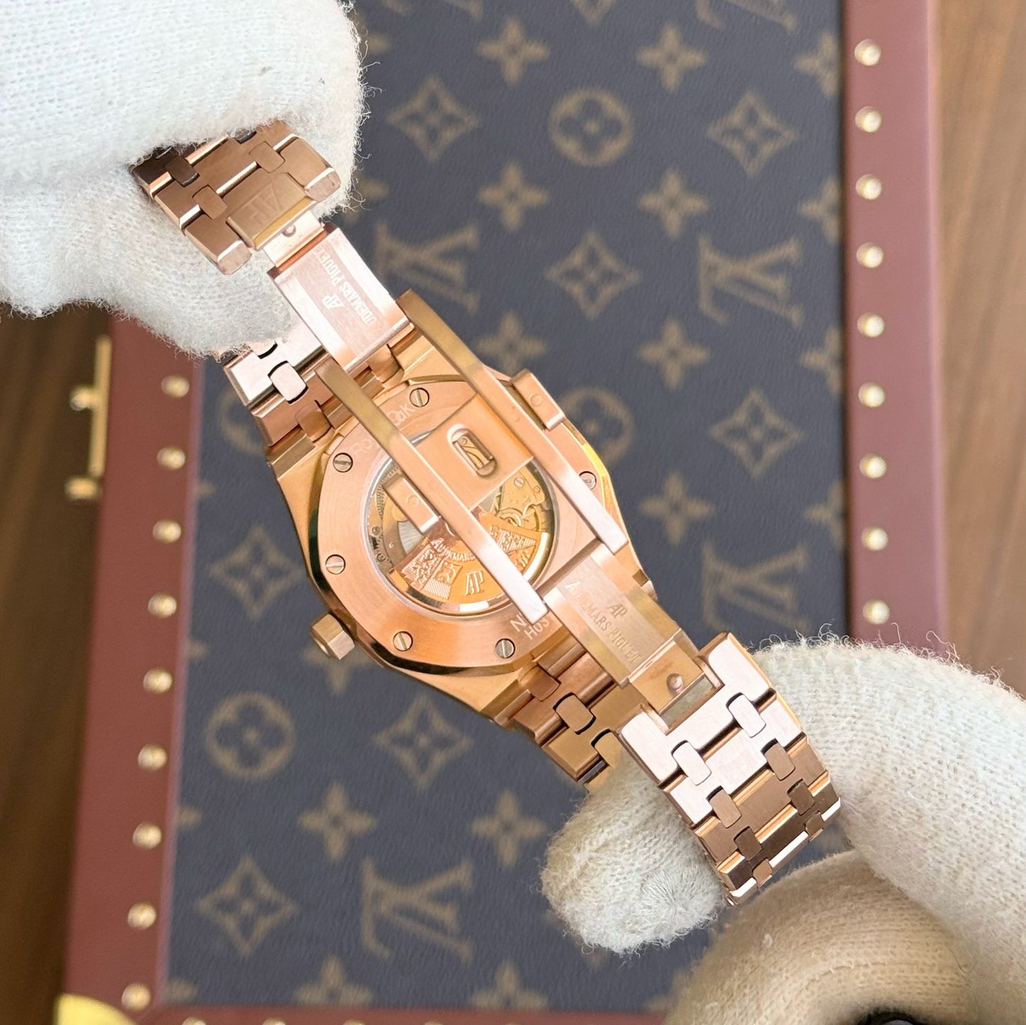 Royal Oak Rose Gold – Black Dial