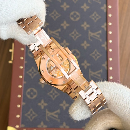 Royal Oak Rose Gold – Black Dial
