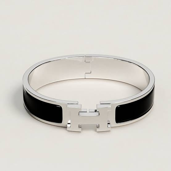 Brazalete Hermes plateado