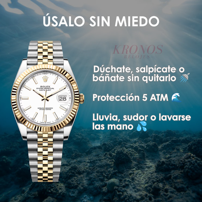 Datejust Rolesor - White Dial Jubilee