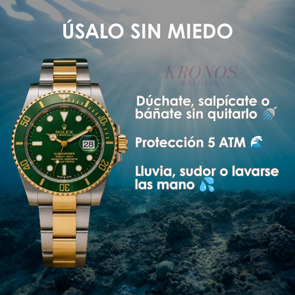Submariner Rolesor – Green Dial Green Bezel Oyster Date Type Rolex