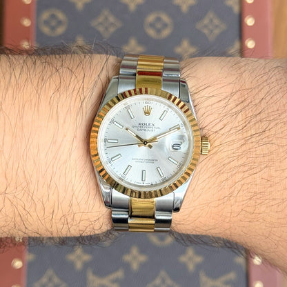 Datejust Rolesor - White Dial Oyster