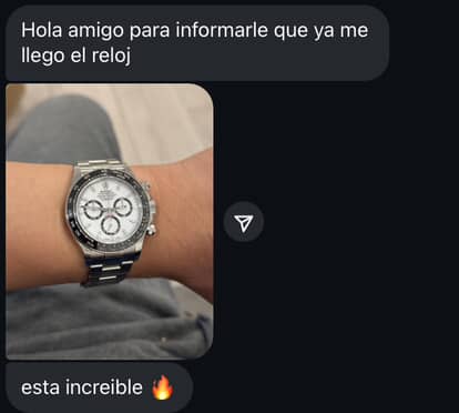 Evidencia del cliente