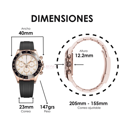 DAYTONA | WHITE & ROSE GOLD