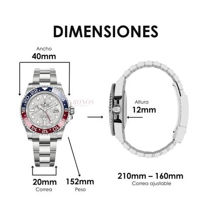 GMT-Master II "Superman" Oystersteel -  Meteorite Dial Blue & Red Bezel Oyster