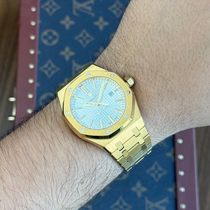 Royal Oak Gold – White Dial